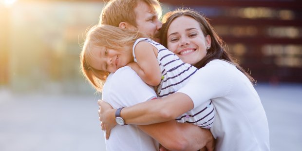 Why parents need to show love in front of their children